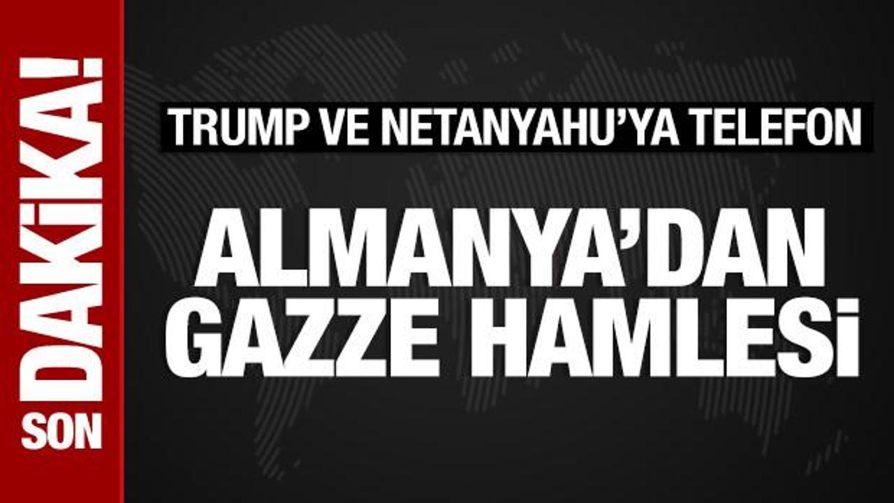 almanyadan gazze hamlesi trump ve netanyahuya telefon jKjyxG7W