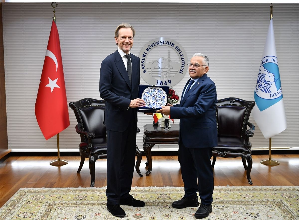 Belçika Büyükelçisi Hendrik Van de Velde, Kayseri’yi Ziyaret Etti